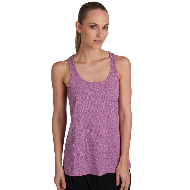 Women's Jockey Sport Free Flow Jersey Tank, Size: Medium, Light Red