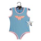 Kids Wonder Woman Costume Leotard, Blue