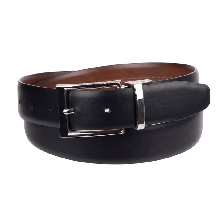 Men's Croft & Barrow&reg; Leather Reversible Dress Belt, Size: Xl, Med Purple