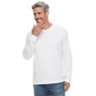 Men's Croft & Barrow&reg; Classic-fit Easy-care V-neck Tee, Size: Small, White