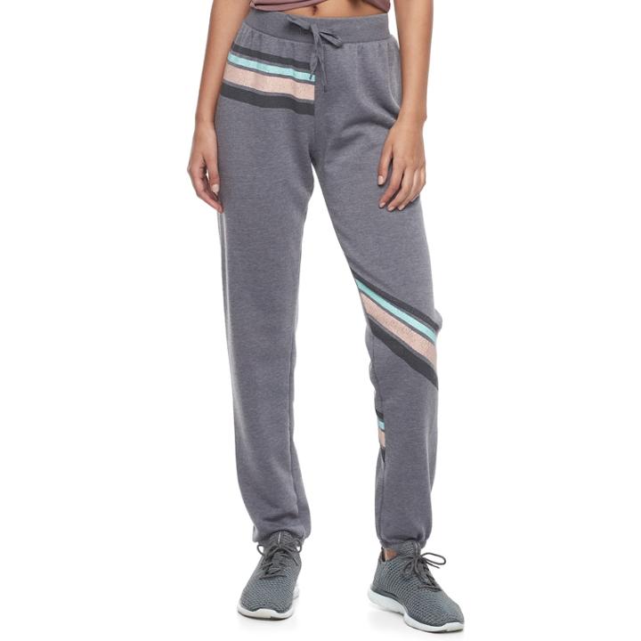 Juniors' Cloud Chaser Burnout Jogger Pants, Teens, Size: Xs, Dark Grey