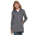 Women's Tek Gear Hooded Rain Jacket, Size: Small, Turquoise/blue (turq/aqua)