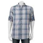 Big & Tall Urban Pipeline&reg; Classic-fit Maxflex Roll-tab Button-down Shirt, Men's, Size: 3xl Tall, Blue