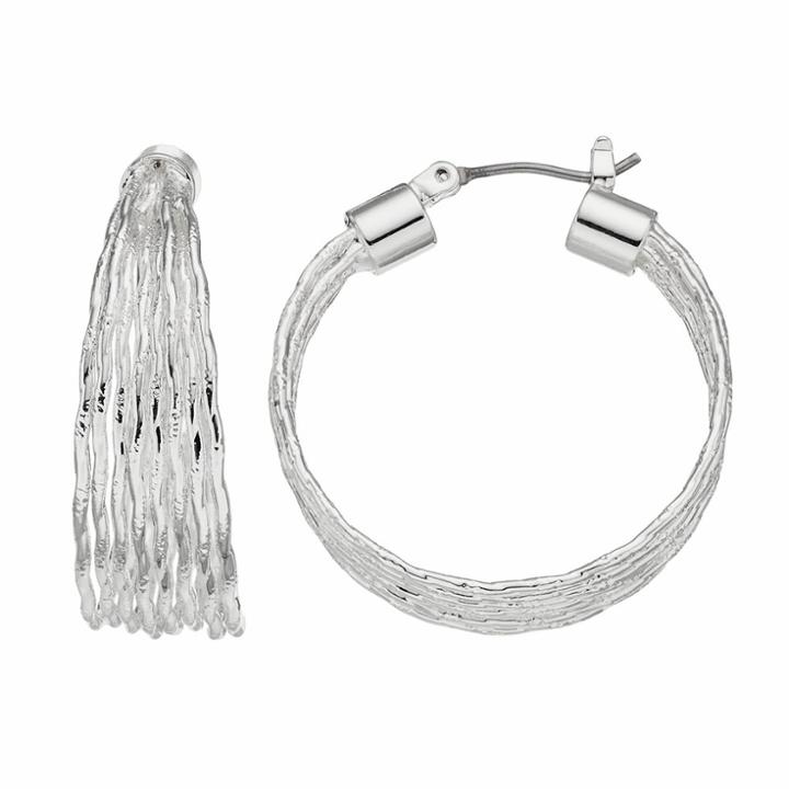 Napier Wavy Hoop Earrings, Women's