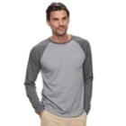 Big & Tall Columbia Wildberry Classic-fit Colorblock Omni-wick Raglan Tee, Men's, Size: 2xb, Dark Grey