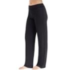 Women's Cuddl Duds Comfortwear Bootcut Lounge Pants, Size: Small, Black