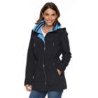 Women's Gallery Hooded Anorak Rain Jacket, Size: Medium, Blue