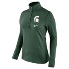 Women's Nike Michigan State Spartans Tailgate Quarter-zip Top, Size: Xl, Green