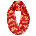 Women's Forever Collectibles Minnesota Golden Gophers Logo Infinity Scarf, Multicolor