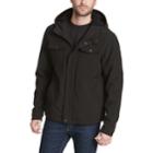 Men's Levi's&reg; Sherpa-lined Softshell Hooded Trucker Jacket, Size: Small, Black
