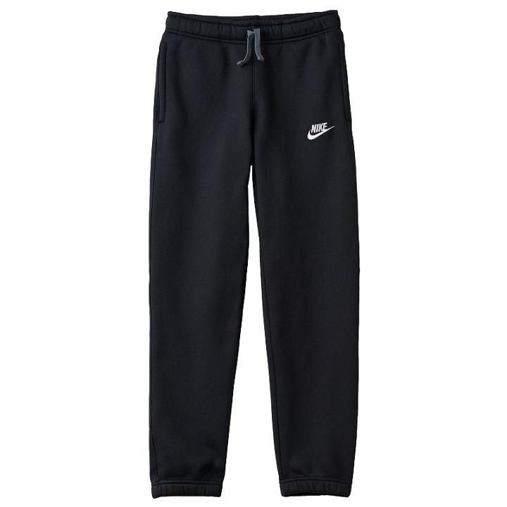 Boys 8-20 Nike Core Gfx1 Fleece Pants, Boy's, Size: Small, Grey (charcoal)