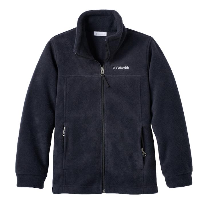 Boys 8-20 Columbia Fleece Flattop Ridge Jacket, Size: Large, Grey (charcoal)