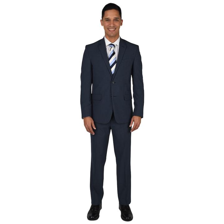 Men's Geoffrey Beene Tailored-fit Suit, Size: 38r 32, Med Blue