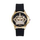 Juicy Couture Women's Diamond Jetsetter Watch - 1901142, Size: Medium, Black