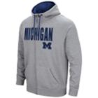 Men's Campus Heritage Michigan Wolverines Full-zip Hoodie, Size: Small, Oxford