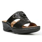 Naturalsoul By Naturalizer Saturn Women's Wedge Sandals, Size: 7.5 Wide, Black