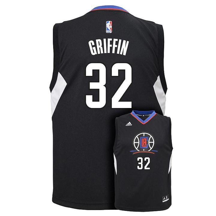 Boys 8-20 Adidas Los Angeles Clippers Blake Griffin Nba Replica Jersey, Boy's, Size: L(14/16), Blue