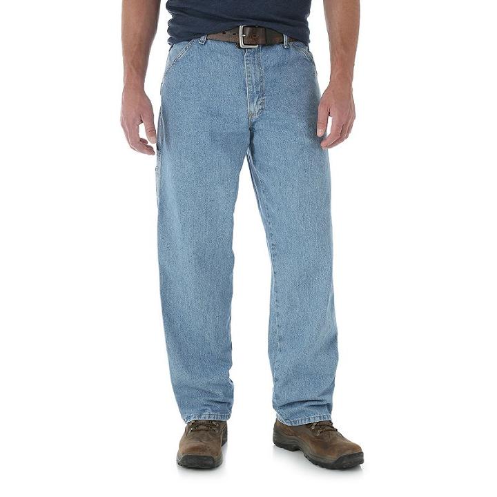 Men's Wrangler Carpenter Jeans, Size: 36x30, Blue Other