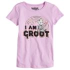Girls 7-16 Guardians Of The Galaxy Groot Graphic Tee, Size: Large, Lt Purple