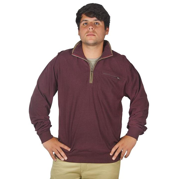 Men's Stanley Jersey Pullover Tee, Size: Medium, Red