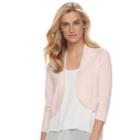 Women's Ronni Nicole Bolero Shrug, Size: Small, Light Red