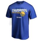 Men's Golden State Warriors 2018 Nba Finals Champions Dot It Better Tee, Size: Medium, Brt Blue