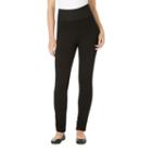 Women's Haggar&reg; Ultimate Fit Solid Leggings, Size: 2, Black