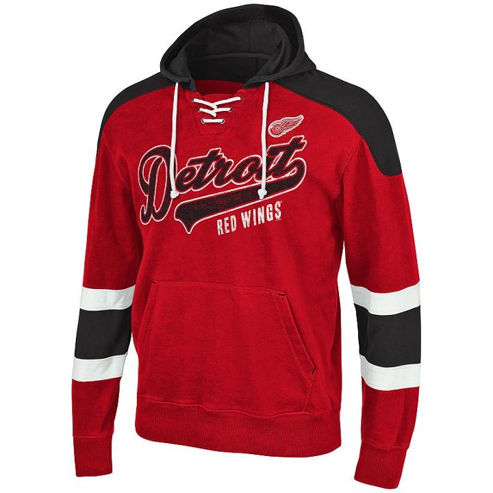 Men's Detroit Red Wings Power Play Hoodie, Size: Medium, Ovrfl Oth