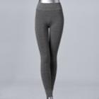 Women's Simply Vera Vera Wang Seamless Twill Leggings, Size: Large, Med Grey