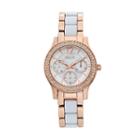 Relic Women's Bethany Crystal Two Tone Watch, Size: Medium, Pink