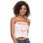 Juniors' The Print Shop Ramones Tube Top, Teens, Size: Medium, White