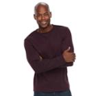 Men's Croft & Barrow&reg; Classic-fit Easy-care Crewneck Tee, Size: Xl, Drk Purple