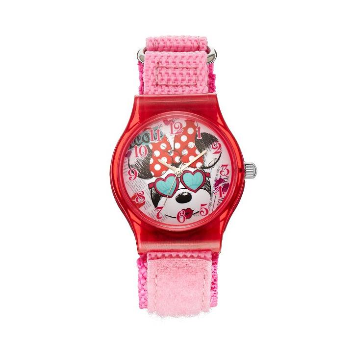 Disney's Minnie Mouse Girls' Watch, Pink