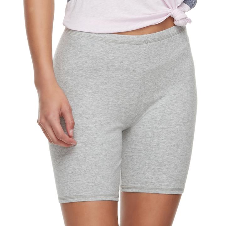 Juniors' So&reg; Solid Jersey Shorts, Teens, Size: Xs, Med Grey