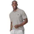 Men's Chaps Stretch Solid Pique Polo, Size: Xl, Light Grey