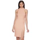 Women's Jennifer Lopez Luxe Essentials Mockneck Midi Dress, Size: Small, Pink