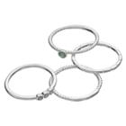 Lc Lauren Conrad Textured Ring Set, Women's, Size: 9, Silver
