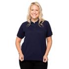 Juniors' Plus Size Lee Uniforms Stretch Polo, Teens, Size: 3xl, Blue (navy)