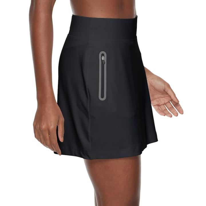 Women's Fila Sport&reg; Side Zipper Knit Skort, Size: Small, Black