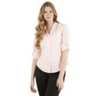 Juniors' Iz Byer California Button Down Top, Girl's, Size: Xs, Pink