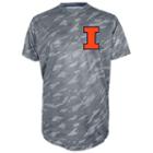 Men's Illinois Fighting Illini Follow Through Tee, Size: Xl, Grey