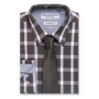 Men's Nick Graham Everywhere Modern-fit Dress Shirt And Tie Boxed Set, Size: M-34/35, Green