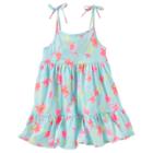 Girls 4-8 Oshkosh B'gosh&reg; Floral Tiered Tunic, Size: 6, Light Blue