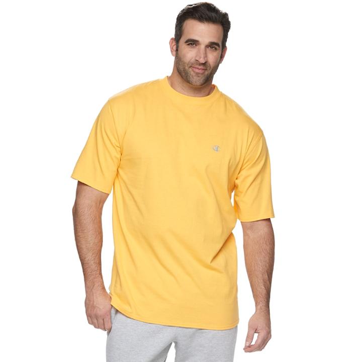 Big & Tall Champion Solid Tee, Men's, Size: 3xb, Gold