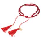 Lc Lauren Conrad Birth Month Tasseled Slipknot Bracelet, Women's, Red