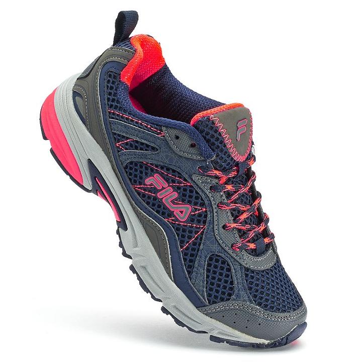 Fila&reg; Overstitch 8 Women's Trail Running Shoes, Size: 7.5, Blue (navy)