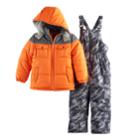 Toddler Boy I-extreme Winter Jacket & Bib Overall Snow Pants Set, Size: 2t, Orange