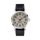 Timex Waterbury Leather Watch, Size: Large, Black