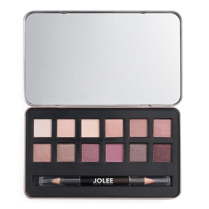 Jolee New York Berry Eyes 12-pc. Eyeshadow Palette & Eyeliner Set, Multicolor