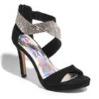 2 Lips Too Too Gloria Women's High Heel Sandals, Size: Medium (6), Black